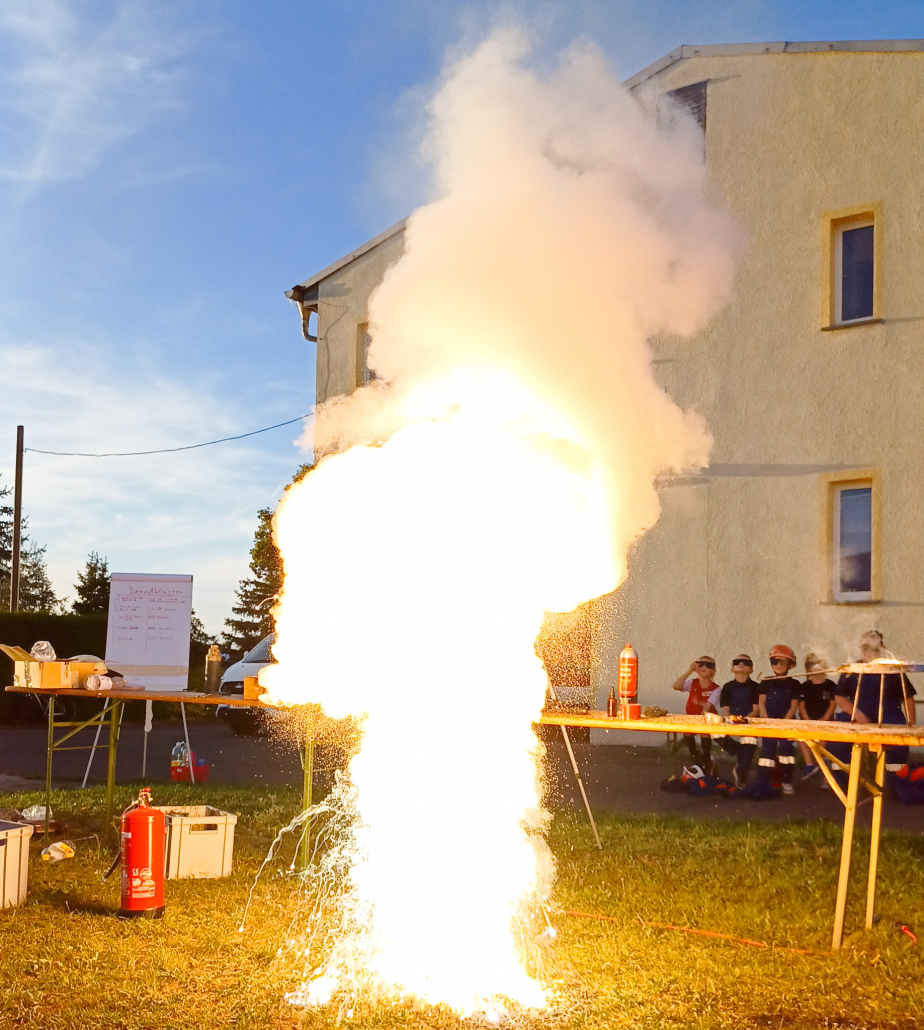 Metallbrand Vorführung im Rahmen einer Brandschutzhelfer Ausbildung bei Belgora Brandschutz Wir von Belgora Brandschutz demonstrieren im Rahmen einer Vorführung zur Brandschutzhelfer Ausbildung wie gefährlich das Löschen eines Metallbrandes mit Wasser sein kann.